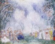 James Ensor The Garden of love oil